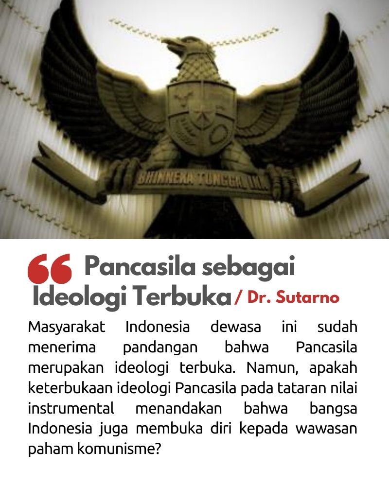 Pancasila Sebagai Ideologi Terbuka