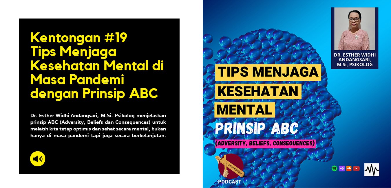 Tips Menjaga Kesehatan Mental di Masa Pandemi dengan Prinsip ABC